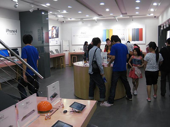 肉眼難以分辨！昆明驚現(xiàn)高仿Apple Store