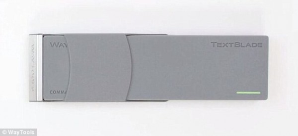 打字革命！TextBlade便攜鍵盤僅8鍵