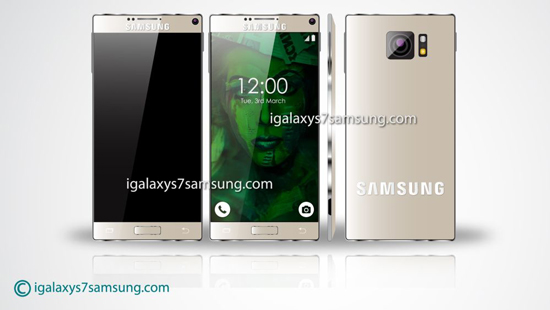 無邊框設(shè)計！三星Galaxy S7概念機曝光