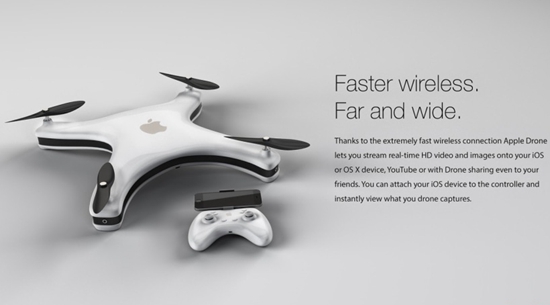 蘋果推出的無人機會是什么樣子