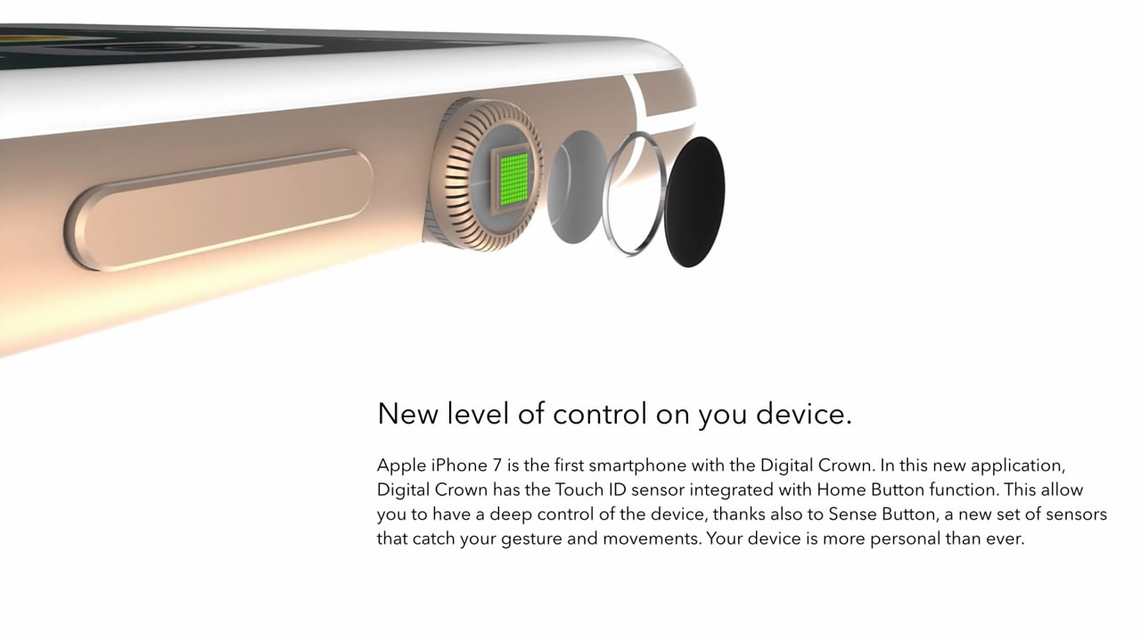 iPhone 7融入Apple Watch會(huì)是怎樣的設(shè)計(jì)？