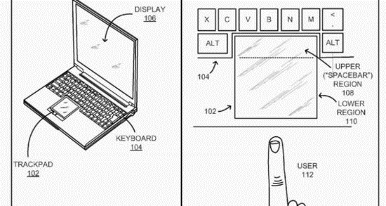 谷歌新專利：鍵盤空格鍵不翼而飛了？