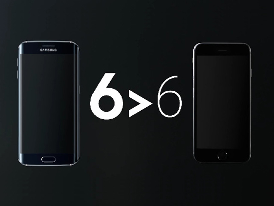 三星廣告又玩嘲諷：6>6，完爆蘋(píng)果iPhone6