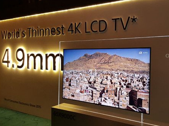 比手機(jī)還薄：索尼4.9mm BRAVIA電視新品