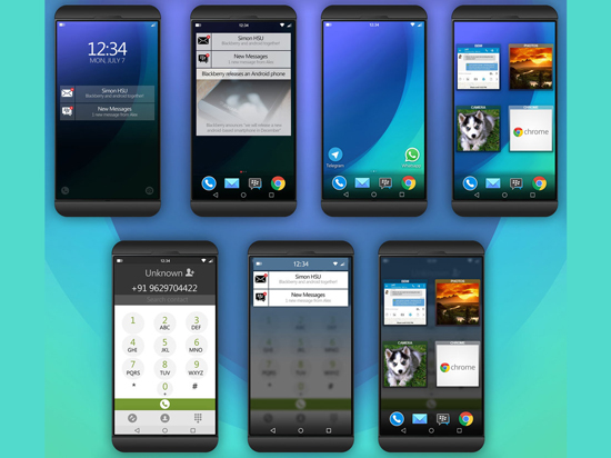 黑莓Android手機長這樣？還是熟悉的味道