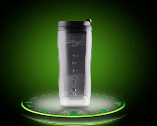 想喝卡布奇諾?有個(gè)噴氣智能水杯就能做到