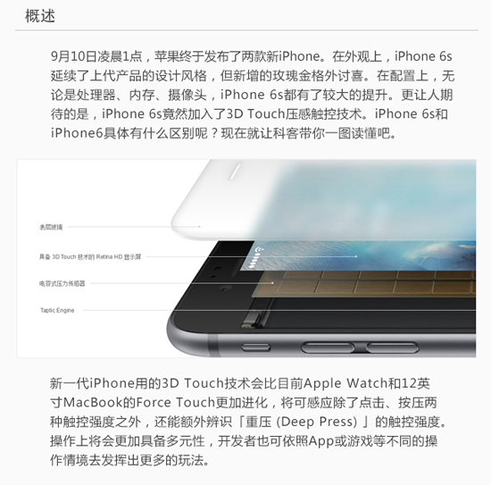 圖姐：一圖看懂iPhone 6s和6s Plus，準(zhǔn)備錢買買買吧