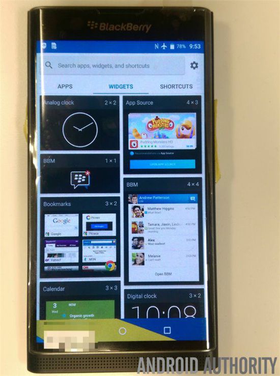 原生安卓？黑莓Venice安卓機再曝光