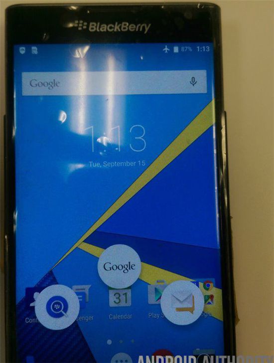 原生安卓？黑莓Venice安卓機再曝光