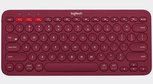 羅技藍(lán)牙鍵盤K380上市，造型多彩萌萌噠