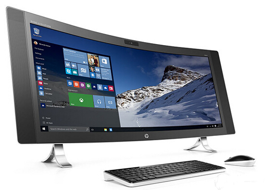 完勝LG！惠普推超寬廣曲面屏一體機(jī)