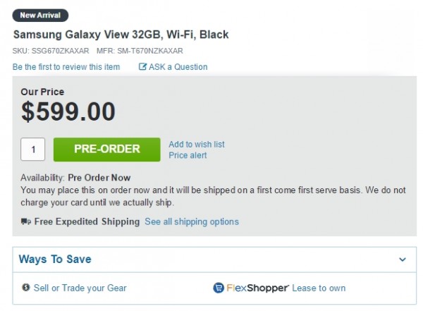 趕超Surface 三星18.4寸巨屏平板售價(jià)曝光