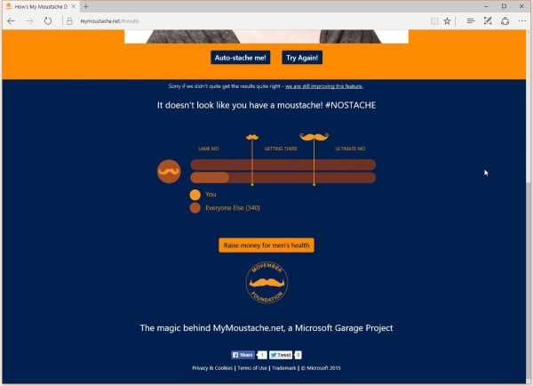 繼識別歲數后，微軟又出新服務算你的胡子有多長！