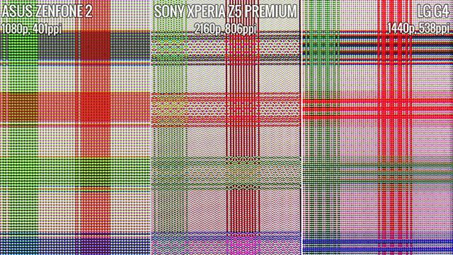 測試結果：索尼Z5 Premium的4K屏幕沒啥卵用？