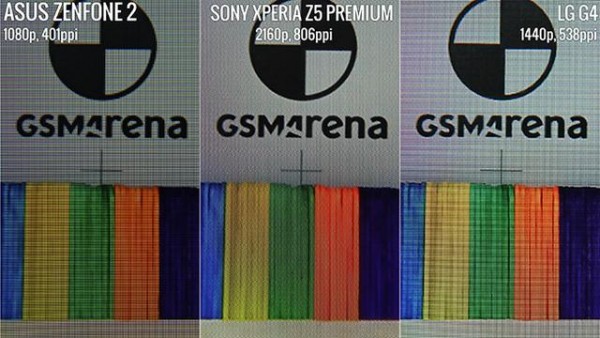 測試結果：索尼Z5 Premium的4K屏幕沒啥卵用？