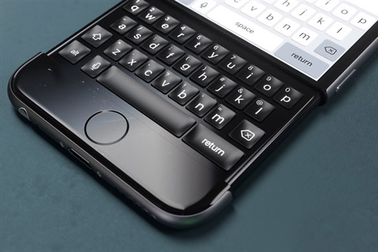 iPhone 6s加入物理全鍵盤？炫酷極了！
