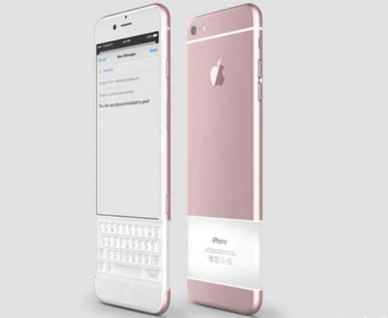 iPhone 6s加入物理全鍵盤？炫酷極了！