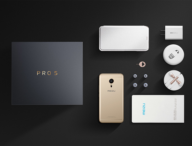 2999元魅族PRO 5金色套裝版開賣，狙擊華為Mate 8