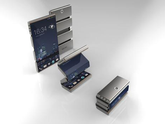 可卷曲折疊手機終于來了！三星專利已在路上