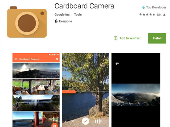 谷歌發(fā)布新應(yīng)用，可使手機(jī)變VR相機(jī)
