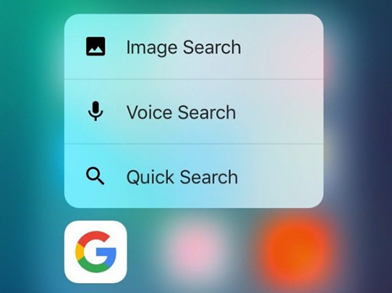 戰(zhàn)術(shù)滲透？新Google應(yīng)用將全面支持3D Touch