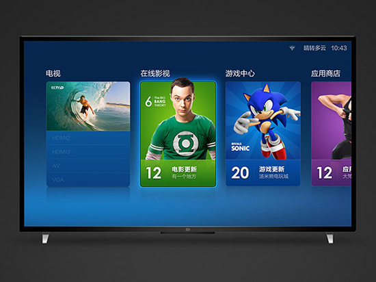 小米超夏普 拿下60寸電視線上市場(chǎng)第一名