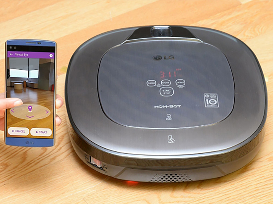 LG推新型掃地機器人：可清潔還兼做家庭保鏢