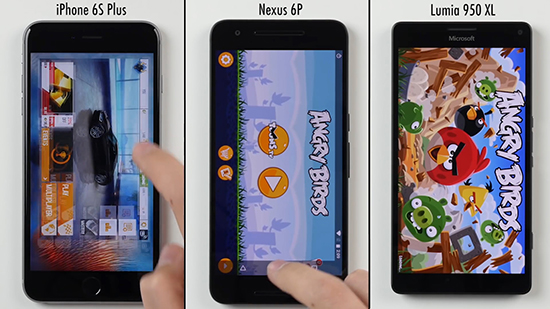 視頻：三大手機(jī)系統(tǒng)大對(duì)比 WP到底有多慢？