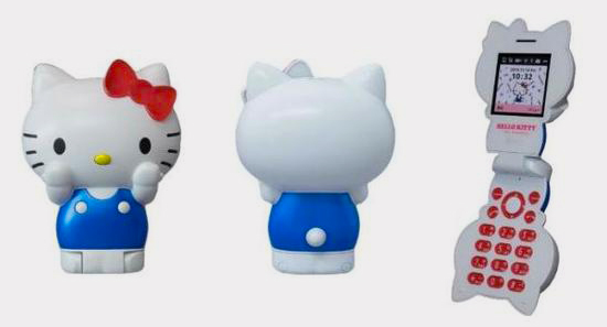萌翻了！Sanrio專為粉絲推出Hello Kitty翻蓋手機