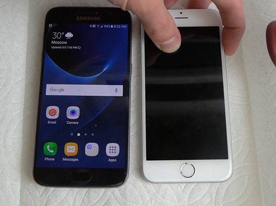 視頻：比誰夠耐煮 三星S7對(duì)陣蘋果iPhone 6s