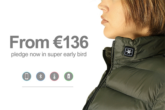 想要溫度與風度兼得？試試這款智能加熱外套吧