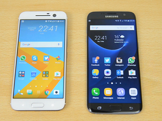 結果略憂傷！HTC 10三星S7 edge指紋解鎖速度對比