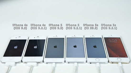 視頻：iOS 9.3比iOS 9.2.1更快？不同版本iPhone實測