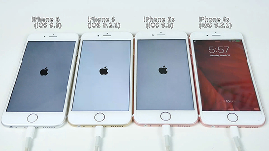 視頻：iOS 9.3比iOS 9.2.1更快？不同版本iPhone實測