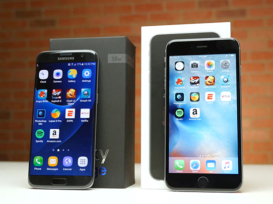 視頻：測速相差40秒？iPhone 6s Plus對(duì)比三星S7 edge