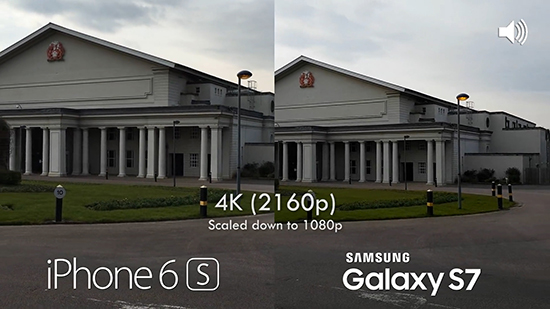 視頻：機(jī)皇對(duì)決！三星S7拍照性能比iPhone 6s強(qiáng)太多了