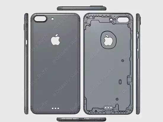 這是iPhone 7 Plus模具照？說好的雙邊喇叭去哪了