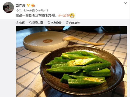 小米5勁敵，一加手機3樣張首曝光：能拍出味道