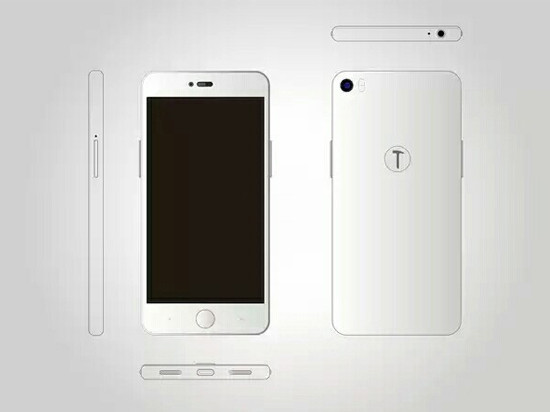 錘子T3概念圖曝光 老羅這次又向iPhone致敬？