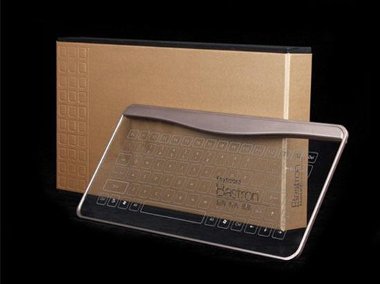 視頻：透明玻璃鍵盤(pán)開(kāi)箱 樣子真是挺炫酷