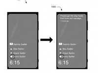 微軟新專利：允許手機(jī)在鎖屏情況下顯示更多信息
