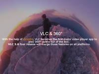 全景VR視頻播放器：VLC 360° 預覽版發(fā)布