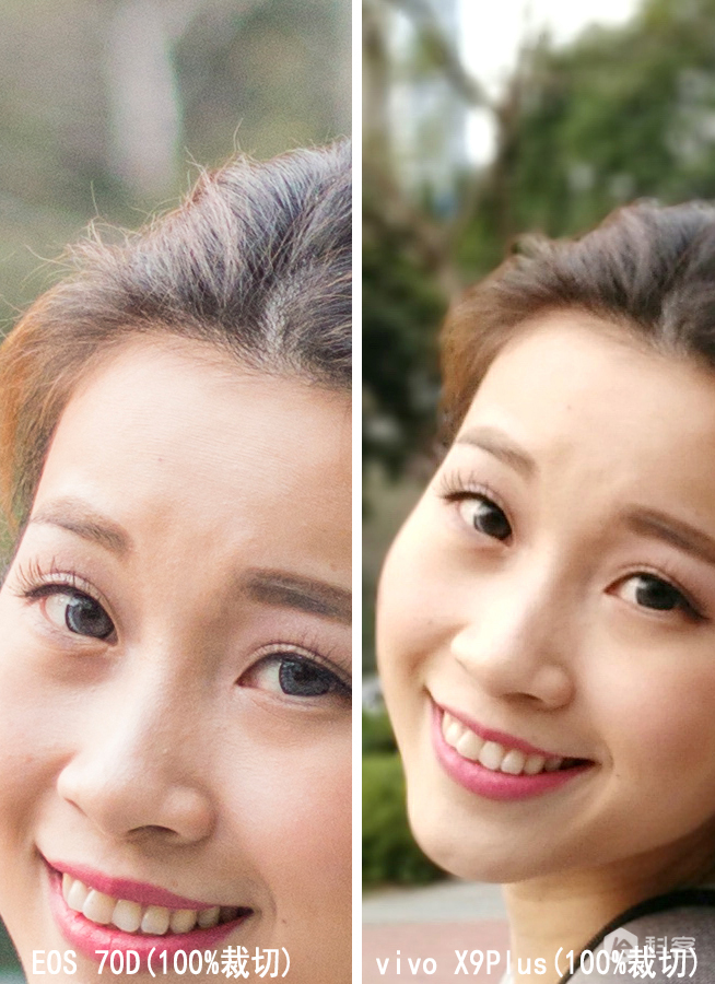 手機(jī)雙攝贏單反？vivo X9Plus自拍VS佳能70D