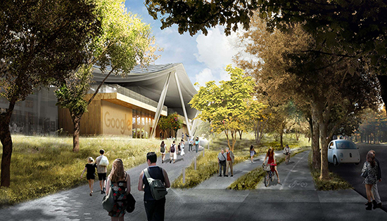 跟蘋果新總部比氣派！谷歌一點(diǎn)也不輸