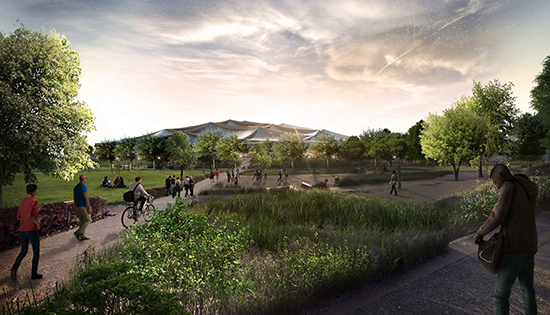 跟蘋果新總部比氣派！谷歌一點(diǎn)也不輸