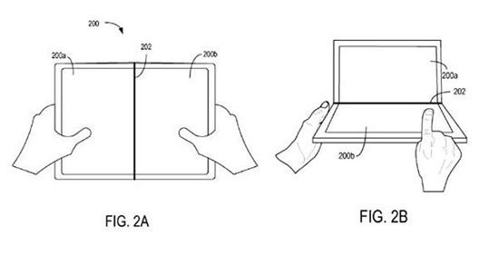 Surface Phone會用上? 微軟再獲折疊手機專利