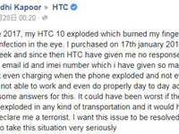 炸機事件重出江湖 這次是HTC手機？