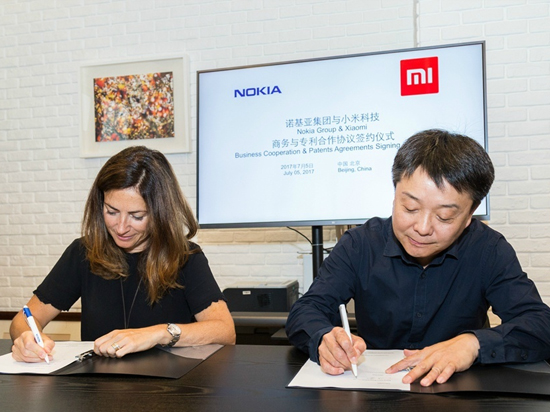 競爭力再次增強：小米聯(lián)誼諾基亞收購其部分專利