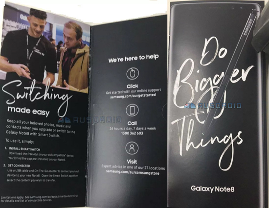 Galaxy Note8意外“發(fā)布”：三星泄密起來連自己都怕！