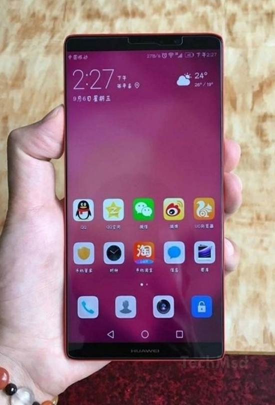 比iPhone X更好用？華為Mate 10正面外觀曝光：屏占比讓人沸騰